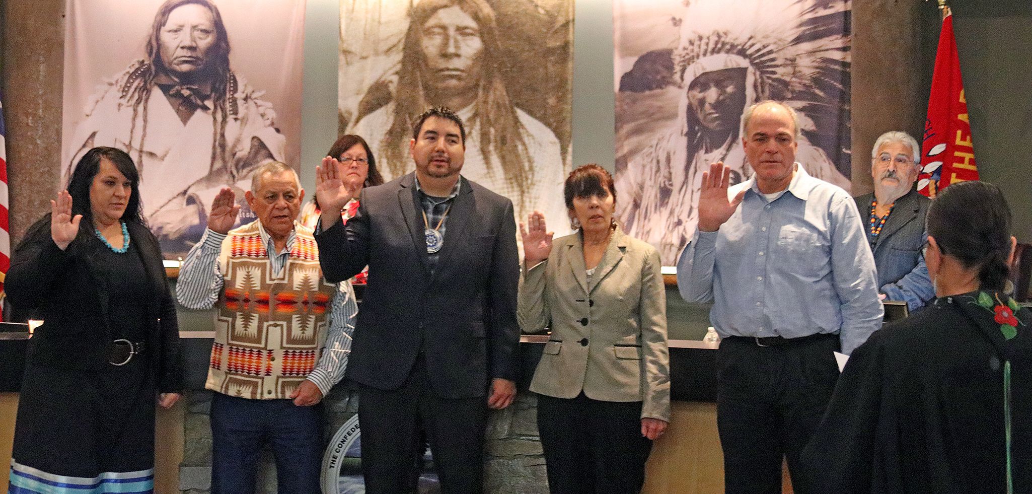Newly elected Tribal Council Representatives